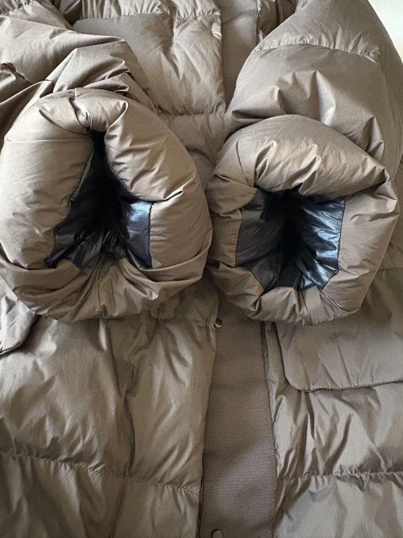 美品 ユニクロ ＋ J ジルサンダー ダウンロングコート M ブラウン 完売品