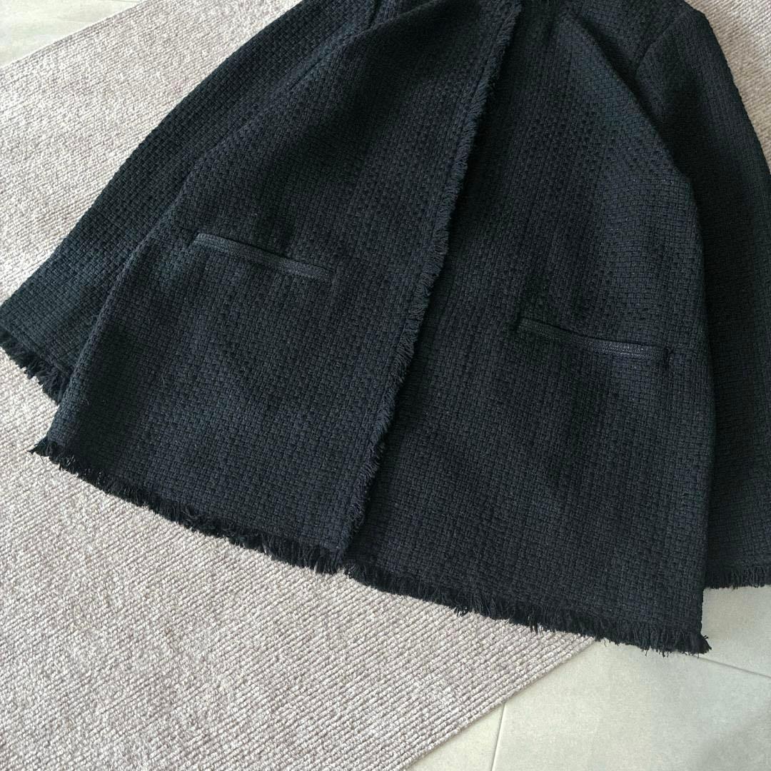 はせページ♡ICB ロービングツイード ノーカラージャケット サイズ44