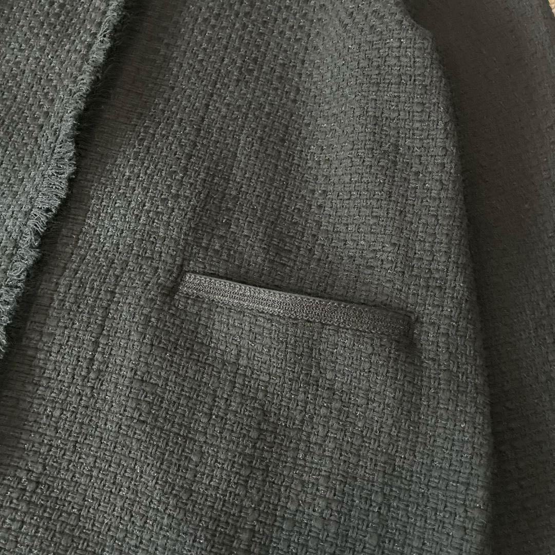 はせページ♡ICB ロービングツイード ノーカラージャケット サイズ44