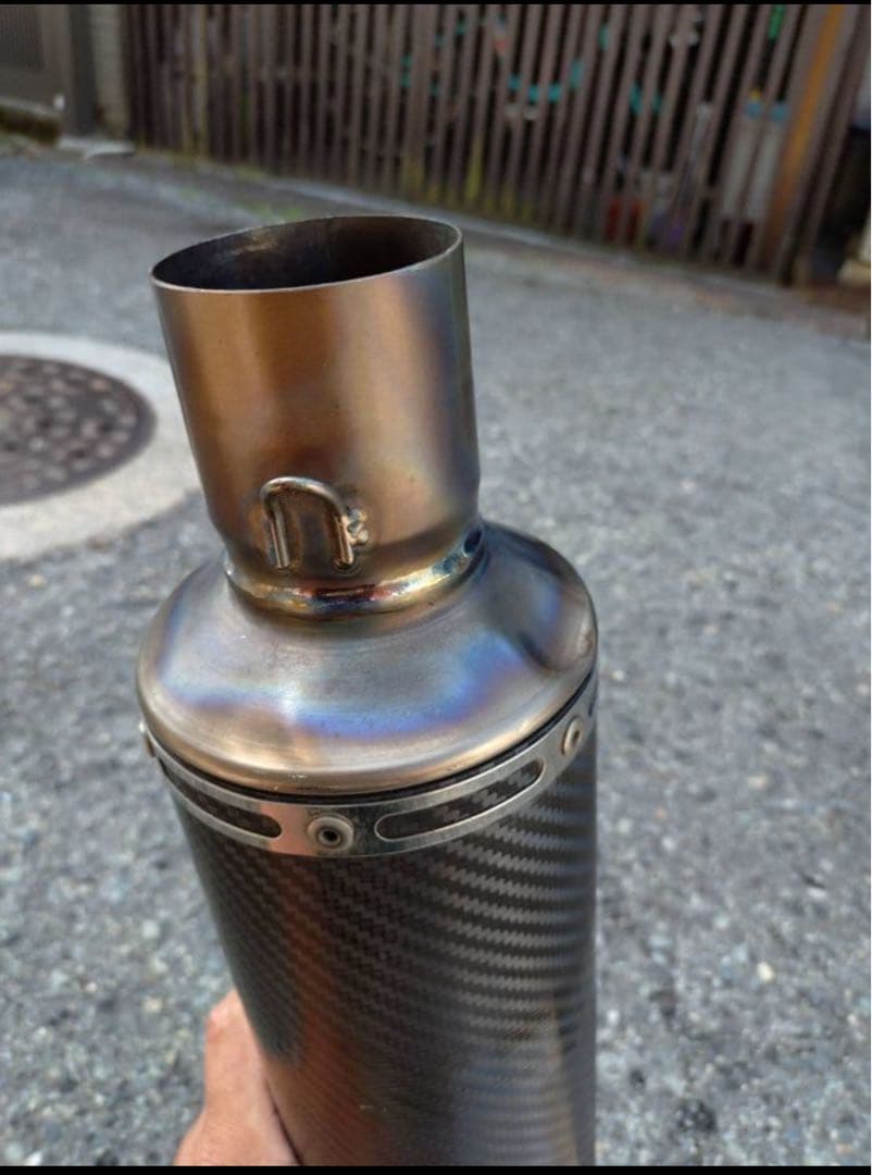 BLUE LIGHTNING RACING スリップオンマフラー 60.5cm