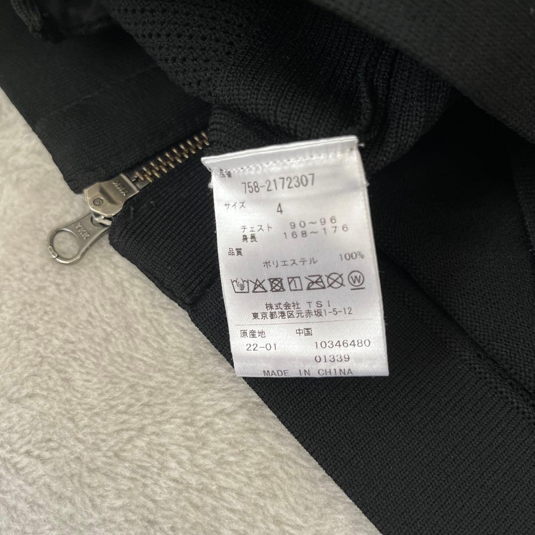 【美品】マスターバニーニットジケット　メッシュ　背面ロゴ　メンズゴルフウェア　4