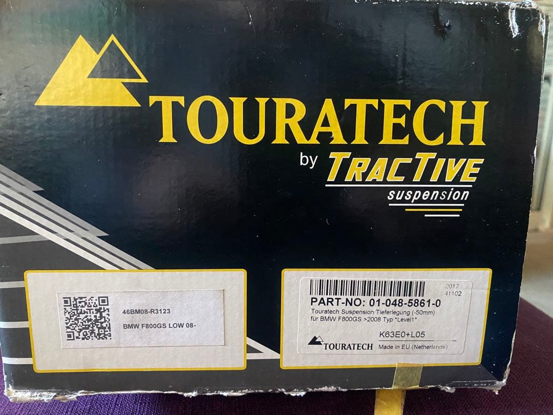  F800GS ツラーテック　リアサス　アドベンチャーバイク