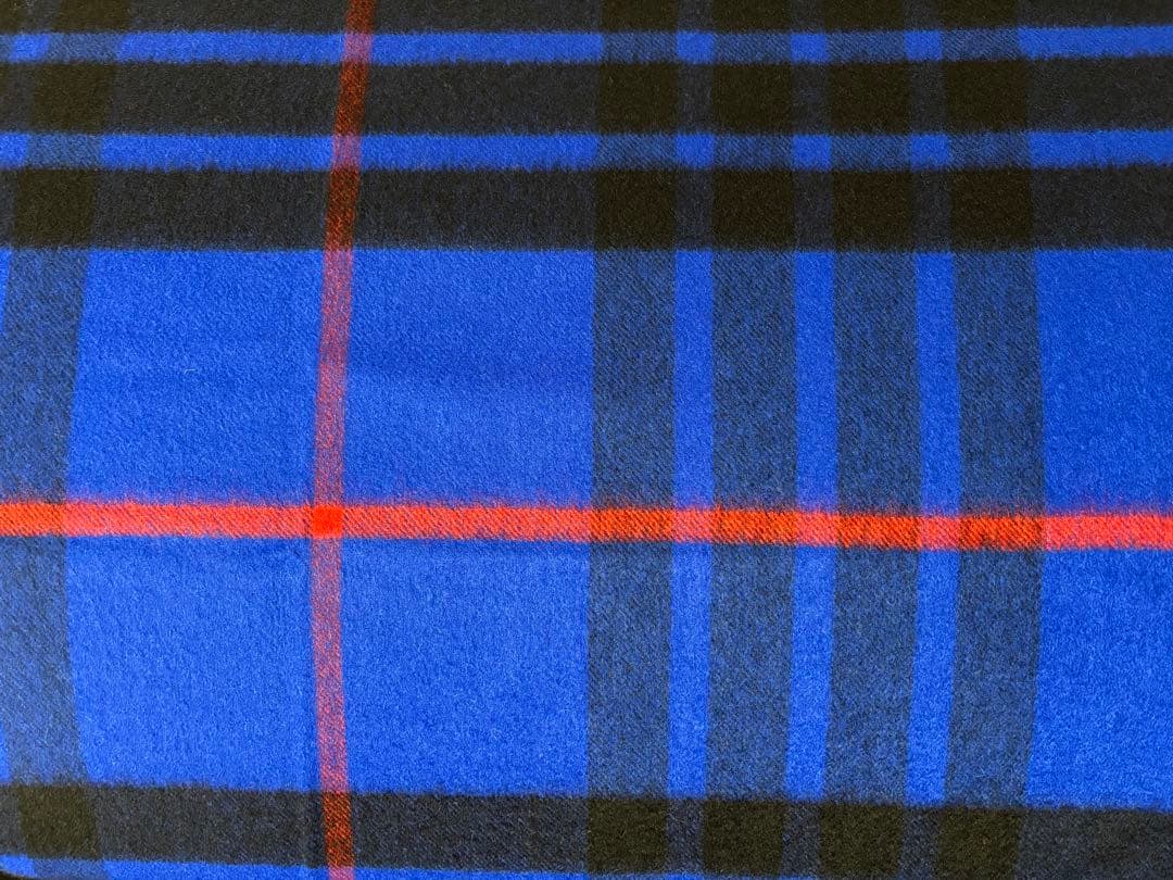 【未使用】 Johnstons of Elgin 大判ストール ロイヤルブルー