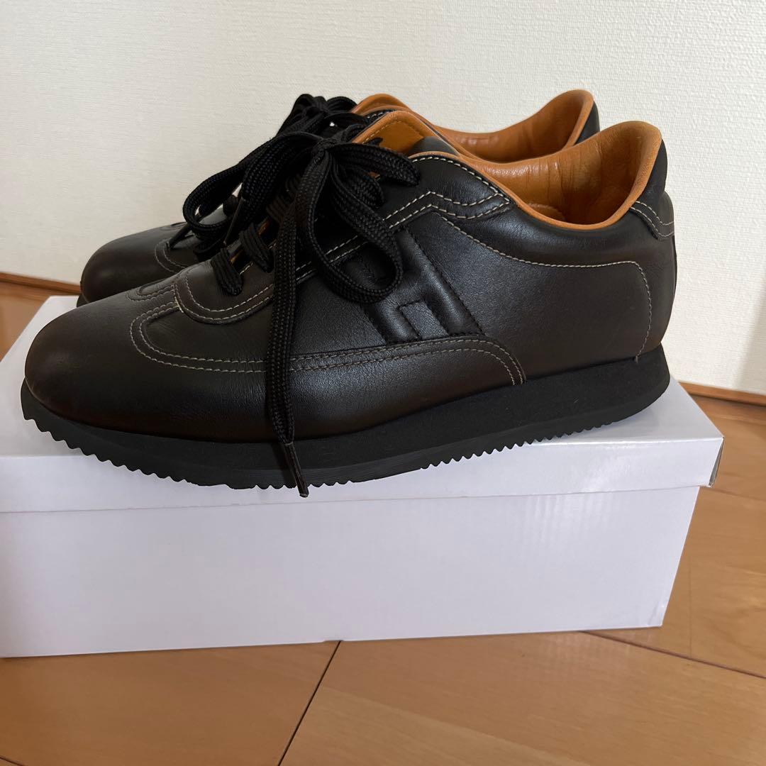 エルメスHERMES　クイック　24.5㎝ブラック