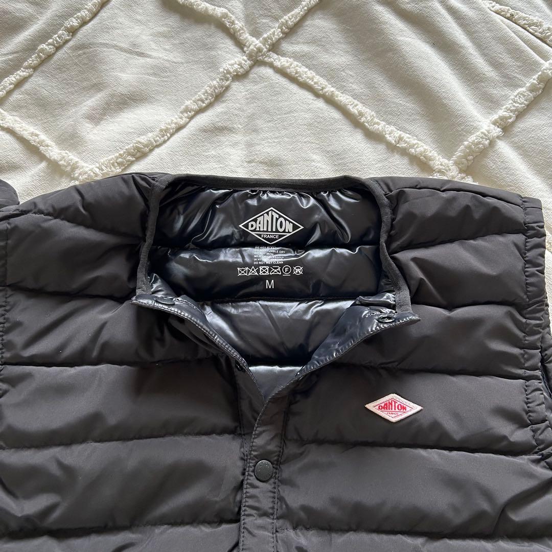 DANTON/ダントン　インナーダウン ダウンベスト　ブラックM