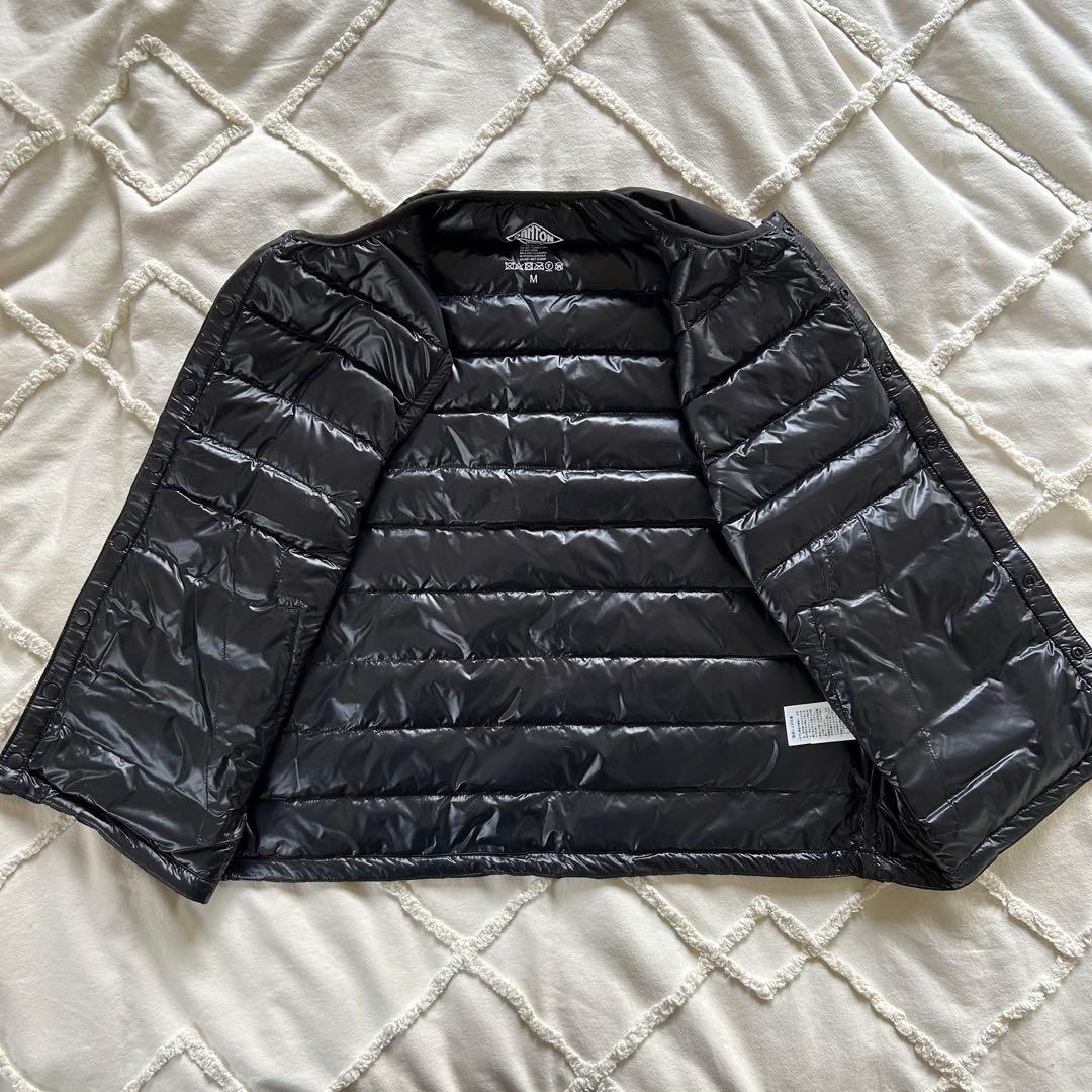 DANTON/ダントン　インナーダウン ダウンベスト　ブラックM