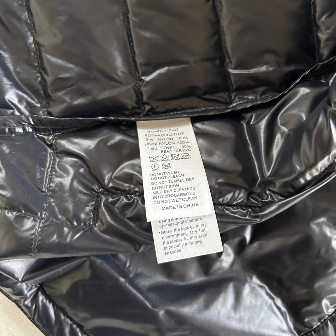 DANTON/ダントン　インナーダウン ダウンベスト　ブラックM