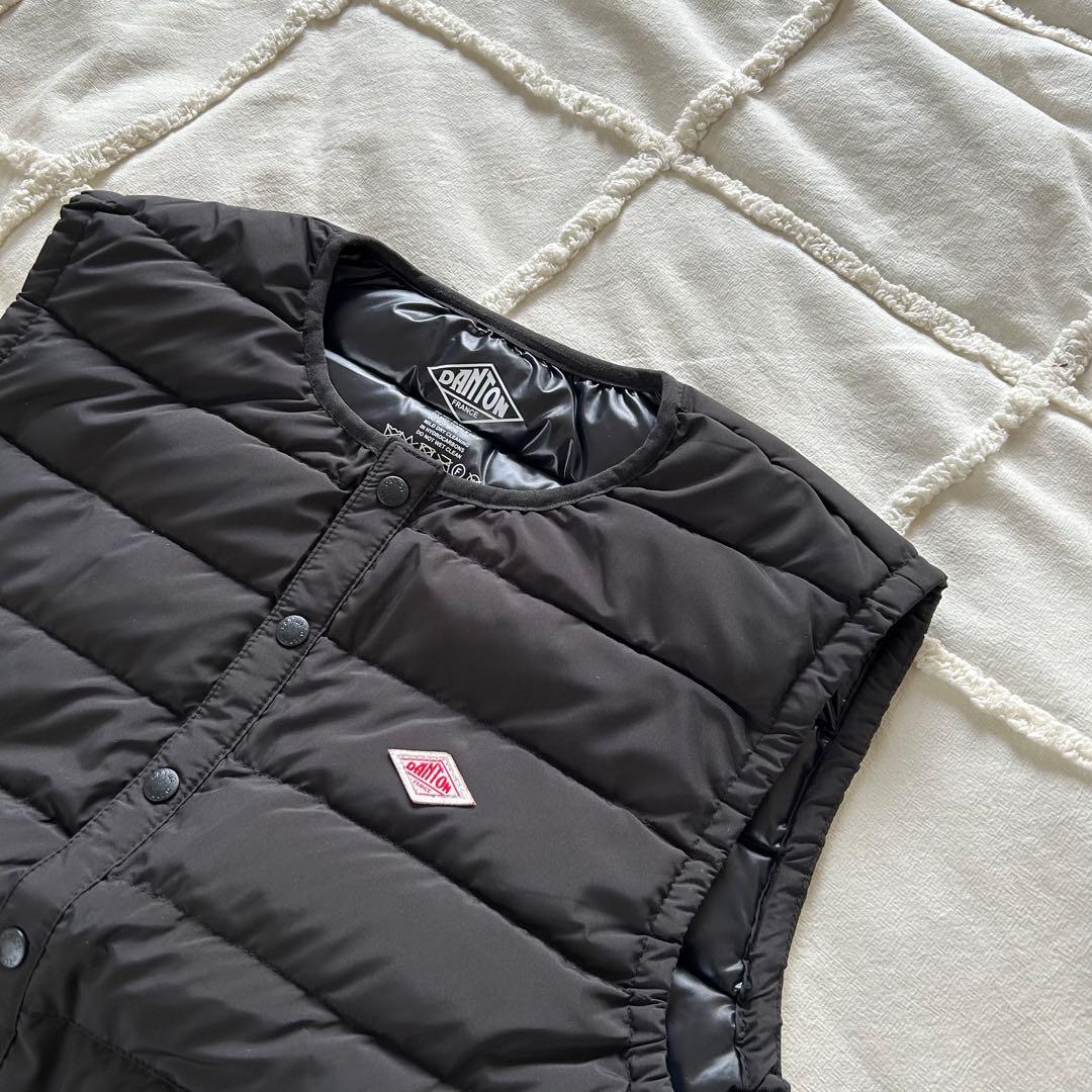 DANTON/ダントン　インナーダウン ダウンベスト　ブラックM