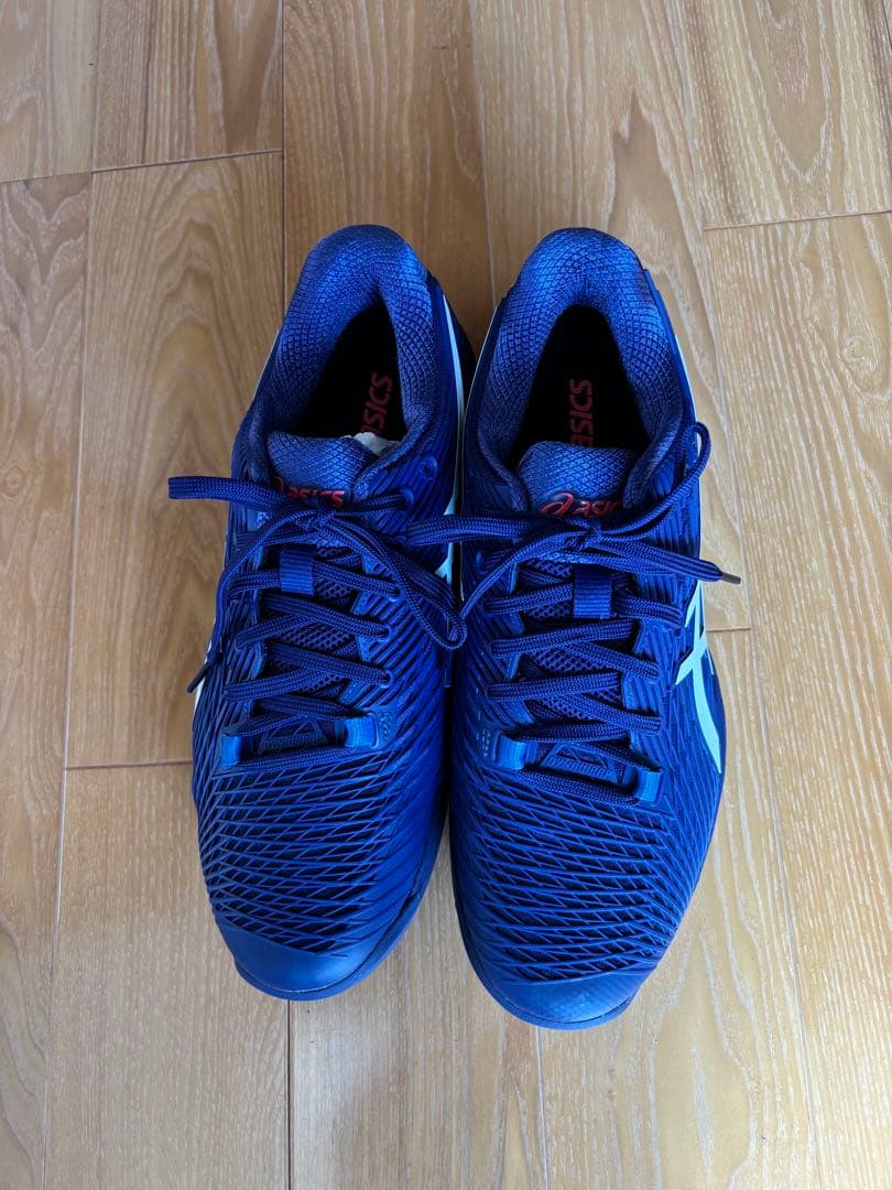 新品同様［アシックス］ソリューションスピードＦF2オムニクレーコート26.5cm