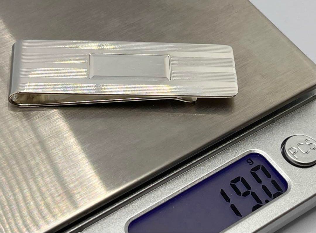 c565 ティファニー　エンジンターン　マネークリップ　シルバー　925