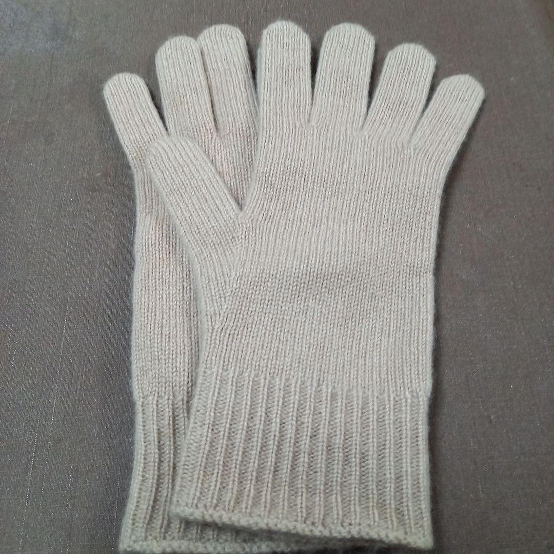 MaxMara UNICA カシミヤニットグローブ ベージュ