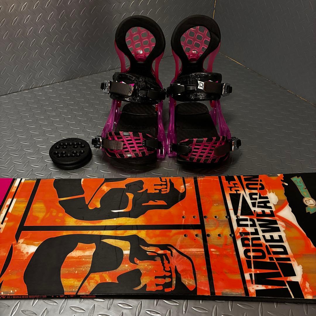 【メンズ】k2 WWW 155cm RIDE KS グラトリ ボード2点セット