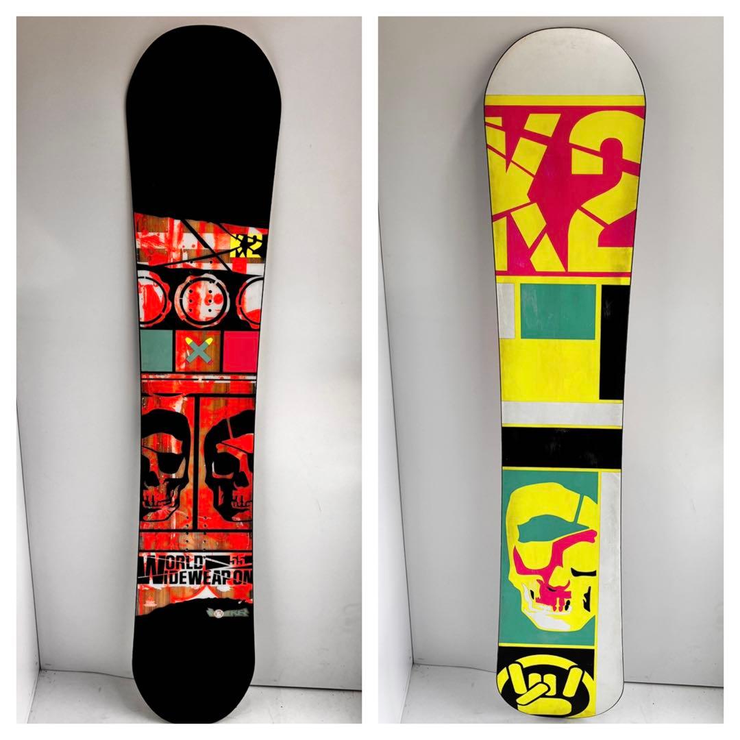 【メンズ】k2 WWW 155cm RIDE KS グラトリ ボード2点セット