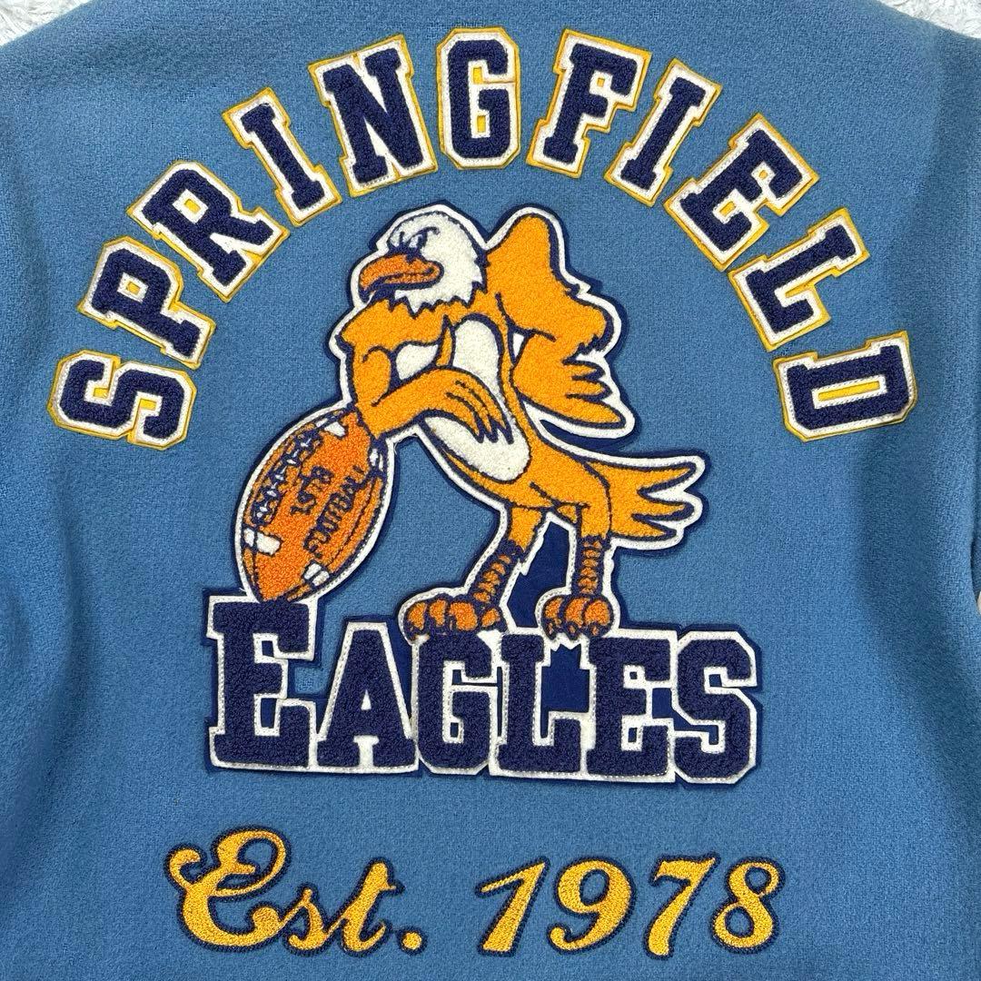 ✨フルデコ・東洋✨スタイルアイズ　アワードジャケット　スタジャン　レザー切替　M