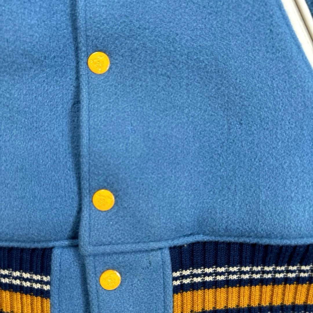 ✨フルデコ・東洋✨スタイルアイズ　アワードジャケット　スタジャン　レザー切替　M