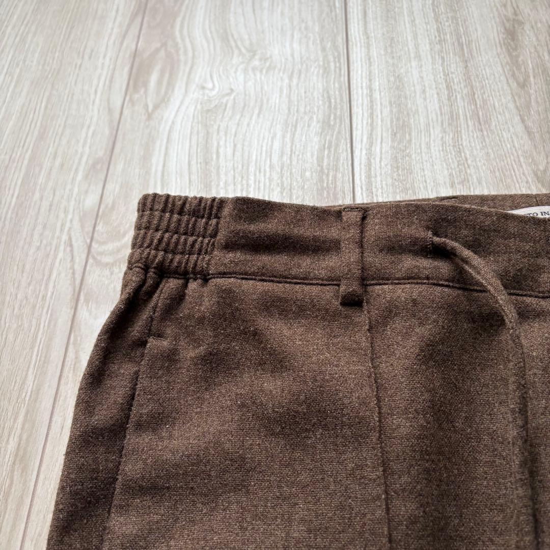 【美品】ジャブスアルキヴィオ MASACCIO 48 ウールフランネル ブラウン