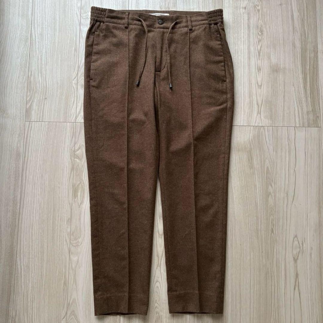 【美品】ジャブスアルキヴィオ MASACCIO 48 ウールフランネル ブラウン