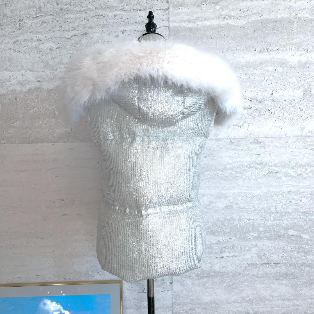 新品未使用タグ付★MONCLER★2024★Mergule★ファー★ダウンベスト