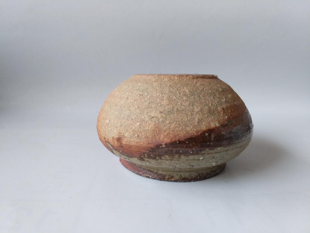 がっちゃん信楽焼 大海 茶入 今井桂秋 仕覆 織部異紋 茶道具 共箱 新品