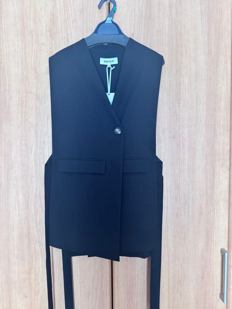 最終値下げ　未使用タグ付き 新品 ENFOLD ジレ ベスト 入卒 エンフォルド