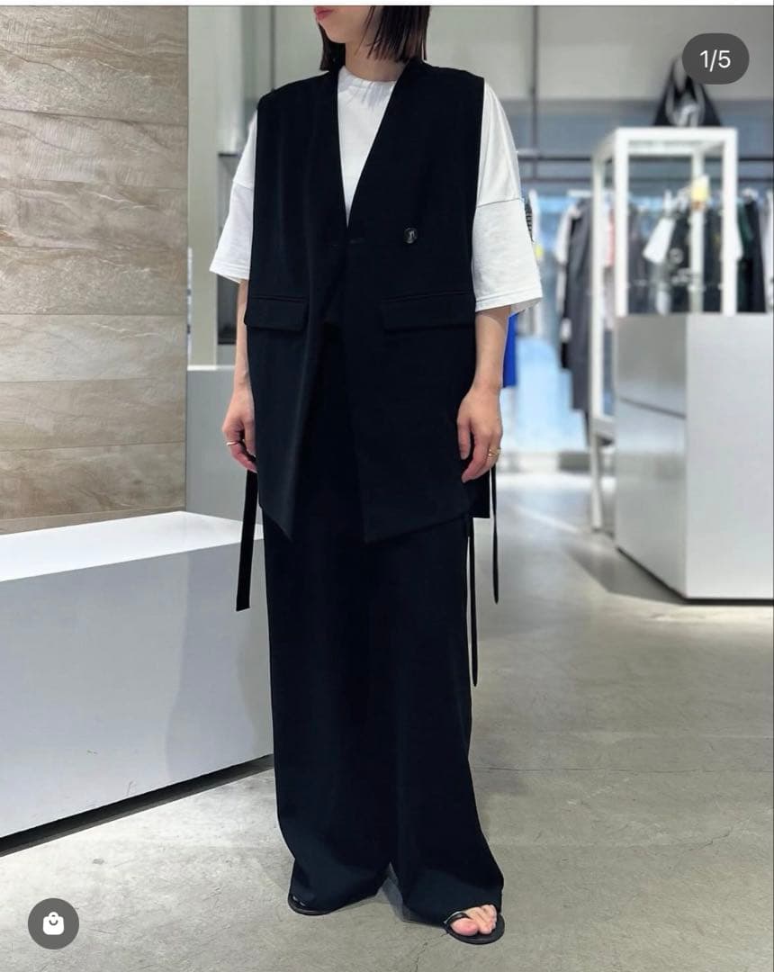 最終値下げ　未使用タグ付き 新品 ENFOLD ジレ ベスト 入卒 エンフォルド