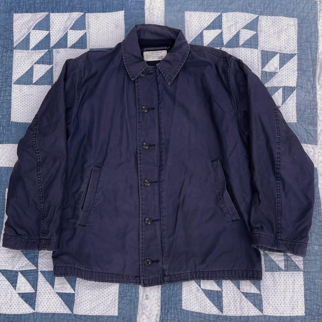 60s US NAVY ユーティリティジャケット 海軍 デッキ