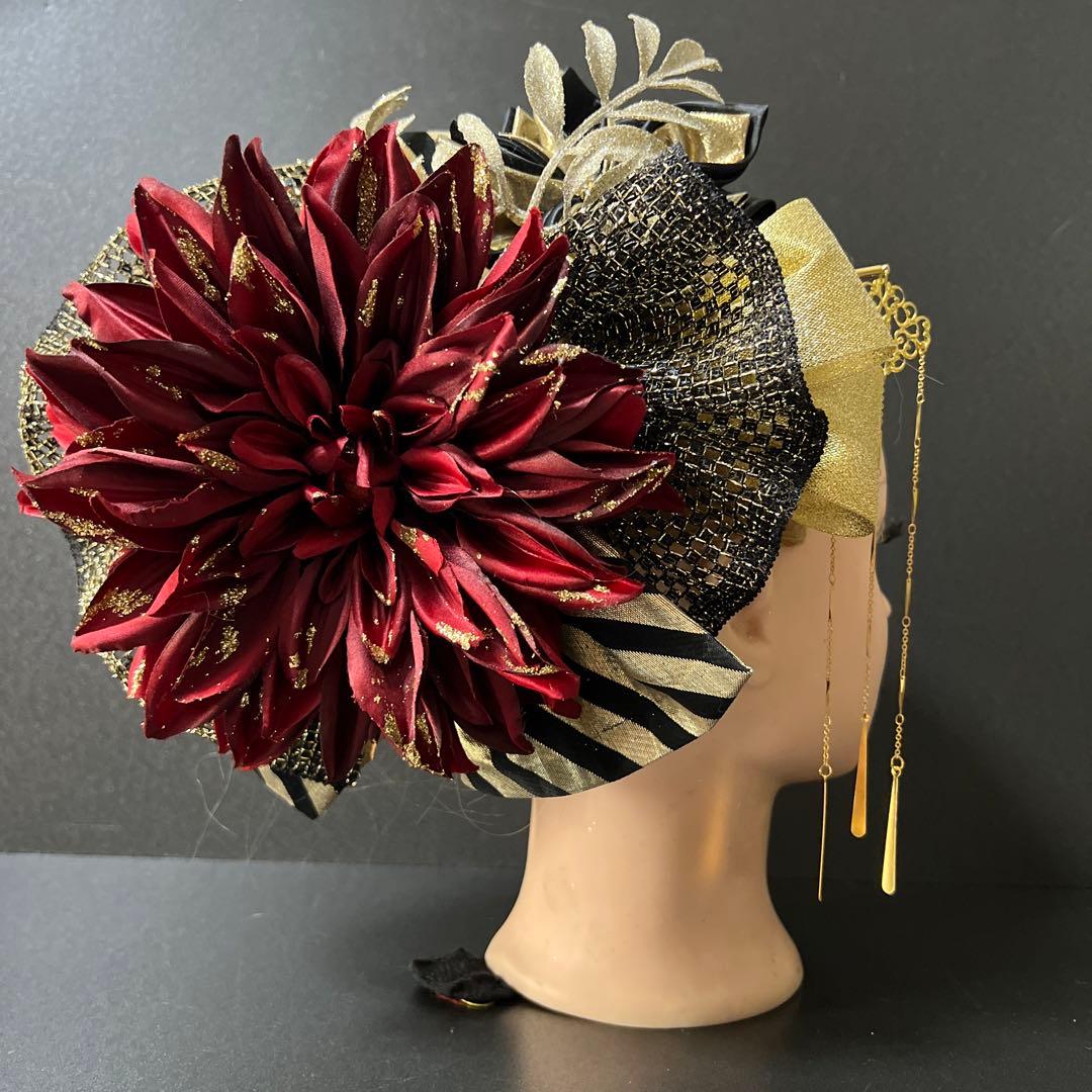 髪飾り・成人式・結婚式・かんざし・ヘッドドレス・振袖・ド派手・超豪華・特大花