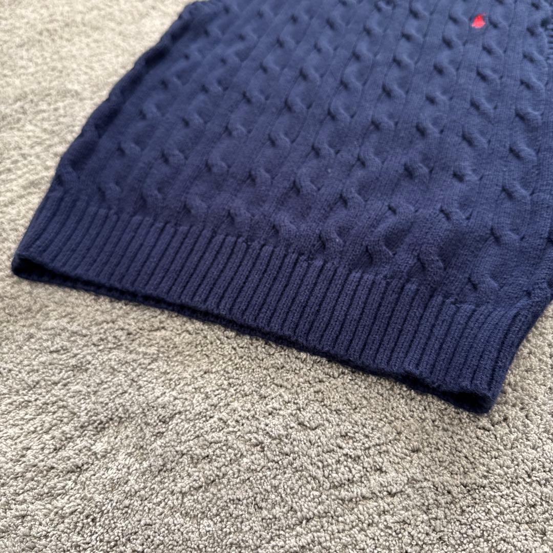 【120】ラルフローレン　キッズフォーマル シャツニットベストパンツ３点セット