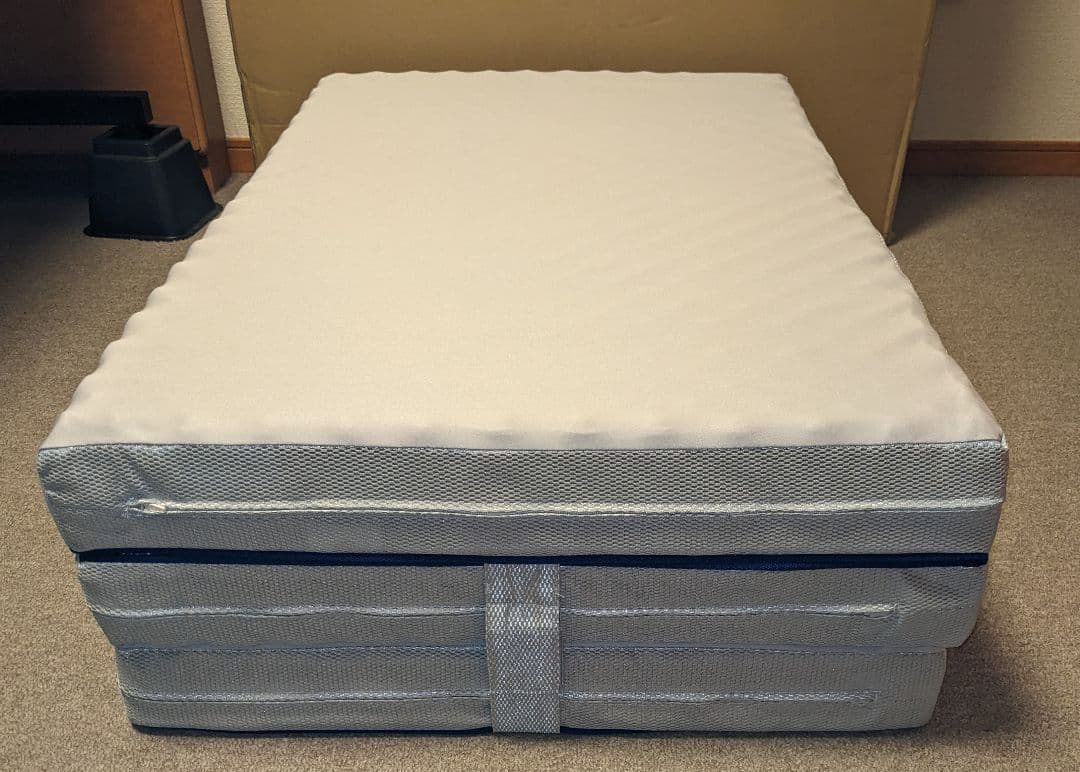 昭和西川　ムアツ　マットレス　三つ折り　スタンダード　レギュラー　シングル