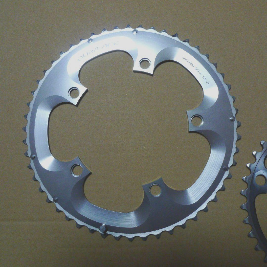 シマノ　デュラエース　FC-7800用　チェーンリング　52T－39T　シルバー
