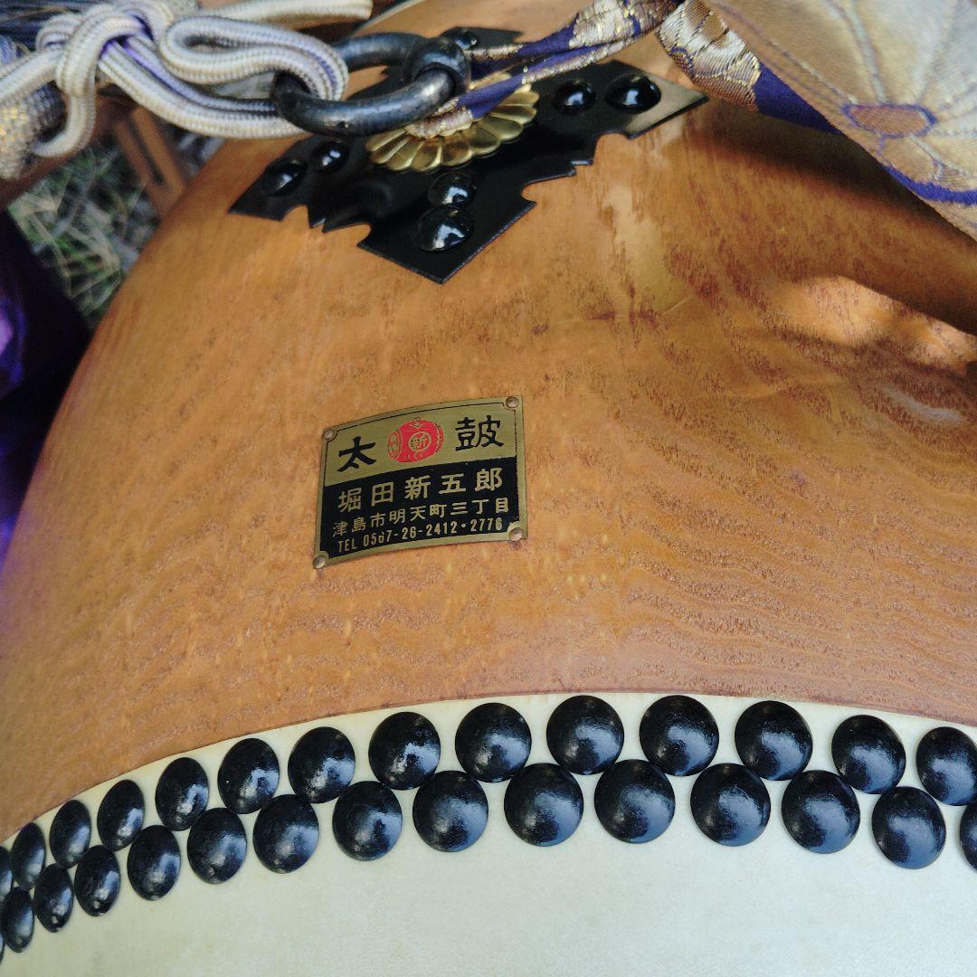 和太鼓 直径約40cm 金色模様