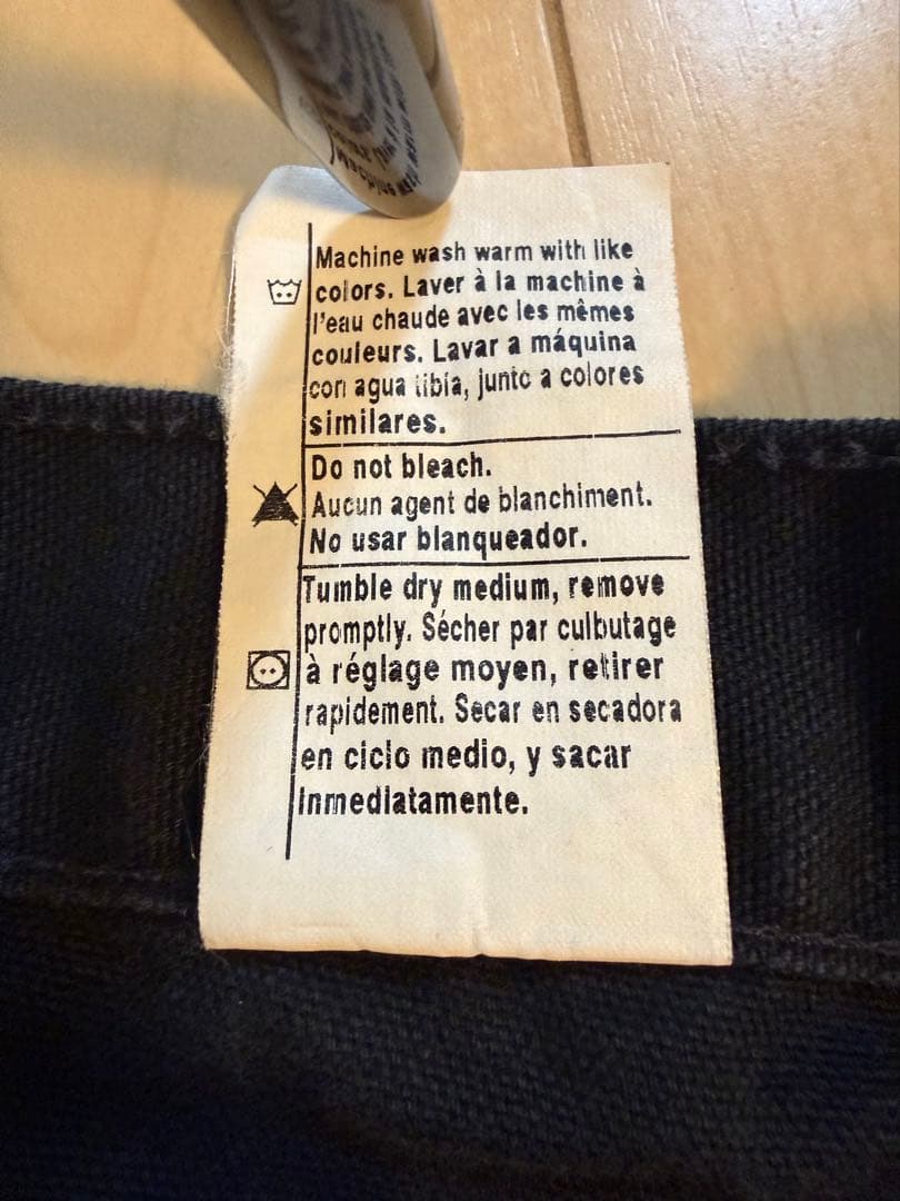 Carhartt ペインターパンツ W38 L32 B11 BLK ブラック 黒