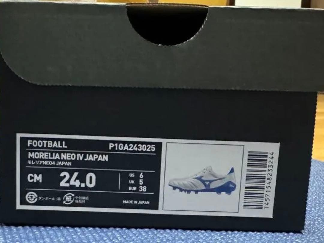 【希少サイズ】 24.0cm モレリアNEO4JAPAN