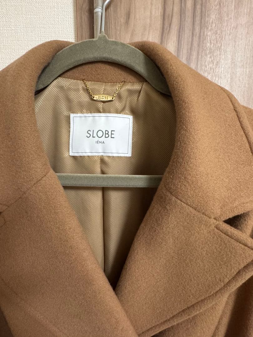 【Ern】SLOBE新品キャメルコート ウール100%