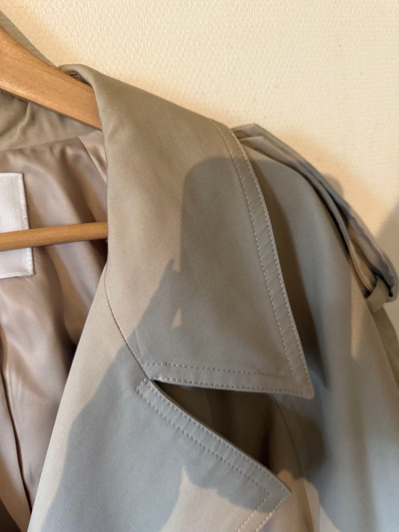 CLANE クラネ　ベージュ トレンチコート オーバーサイズ