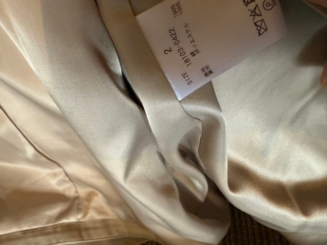 CLANE クラネ　ベージュ トレンチコート オーバーサイズ