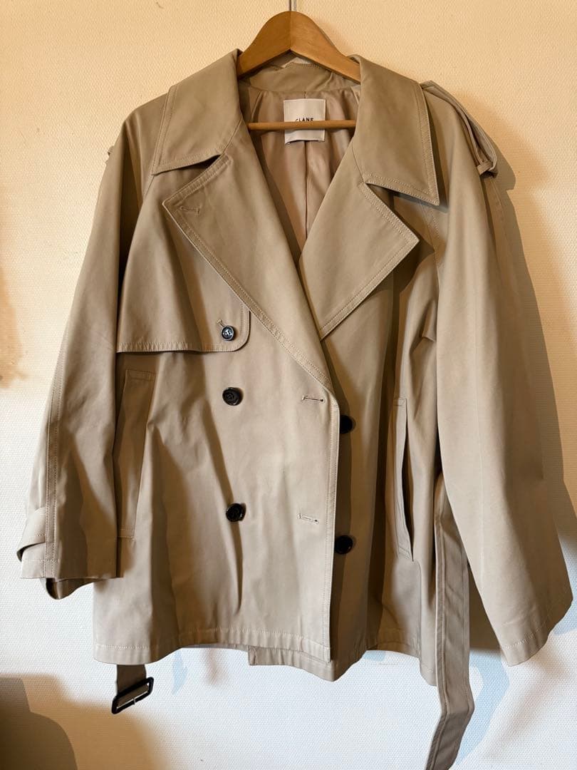 CLANE クラネ　ベージュ トレンチコート オーバーサイズ