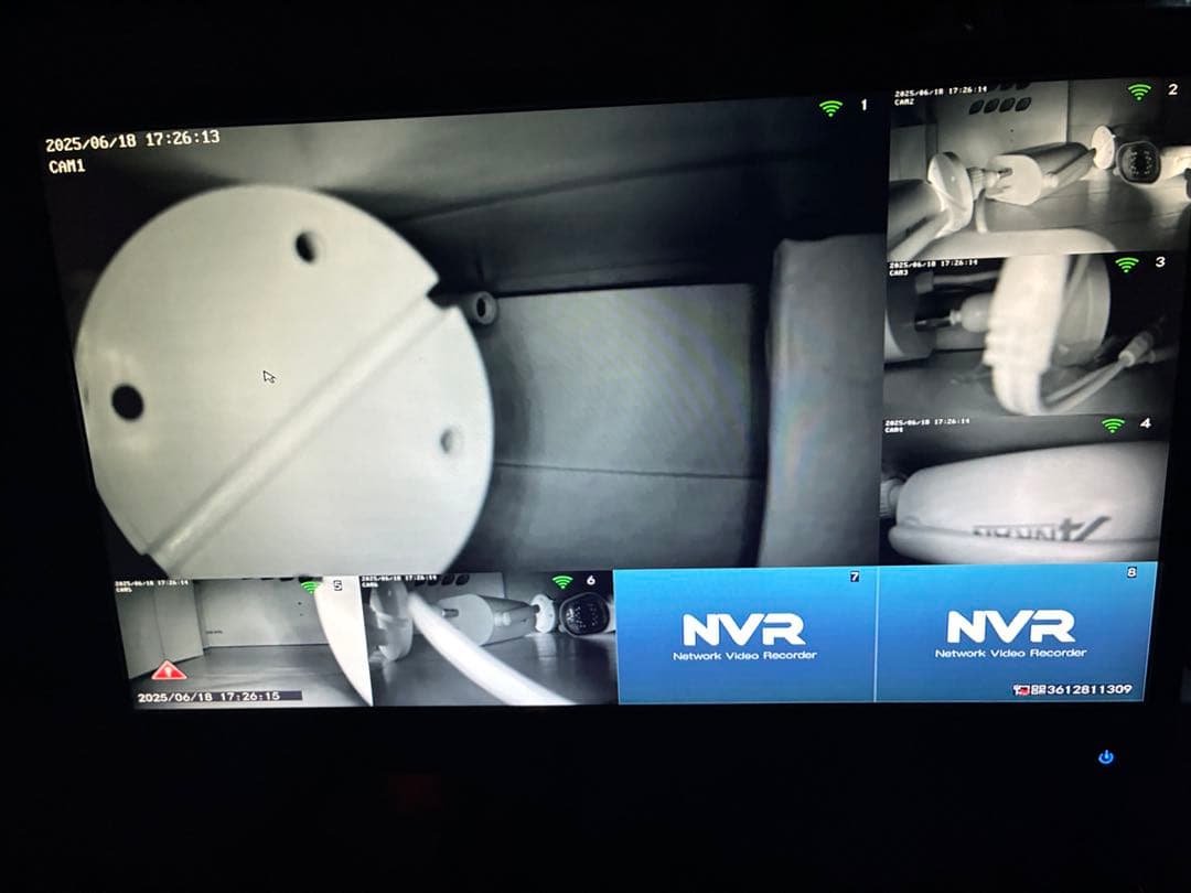 新品ANRAN防犯カメラ無線ダブルアンテナ型8チャンネルセットHDD無し