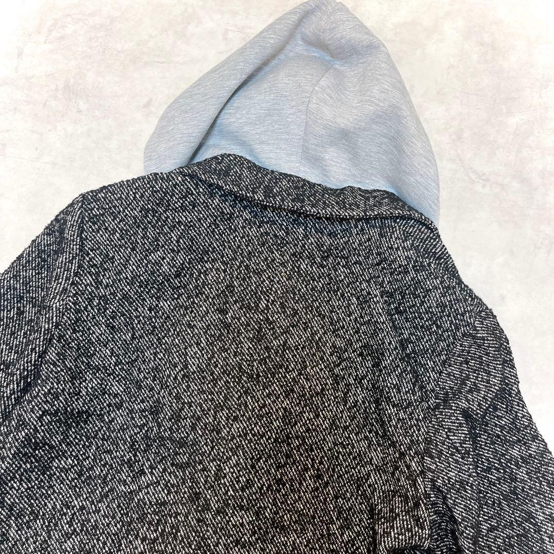 Mila Owen フードドッキングシングルブレストジャケット◇ツイード 1