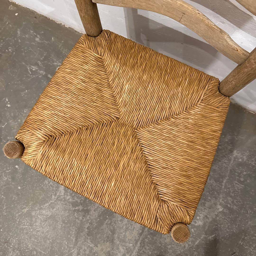 Saminaru様ダイニングチェア　カフェチェア　藁座面　剥離　3