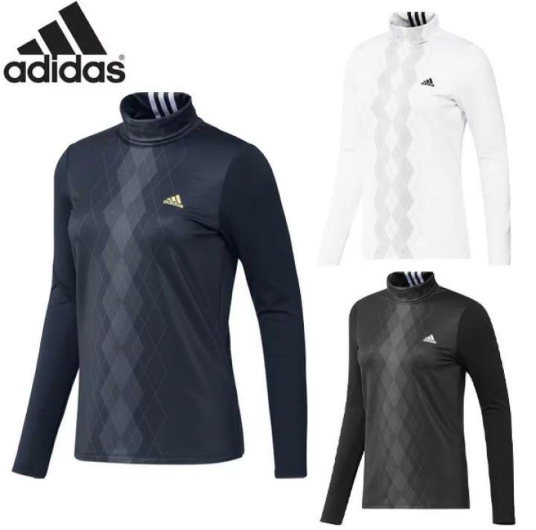 adidas GOLF【L】セットアップ 長袖モック＆ボンディング保温スカート