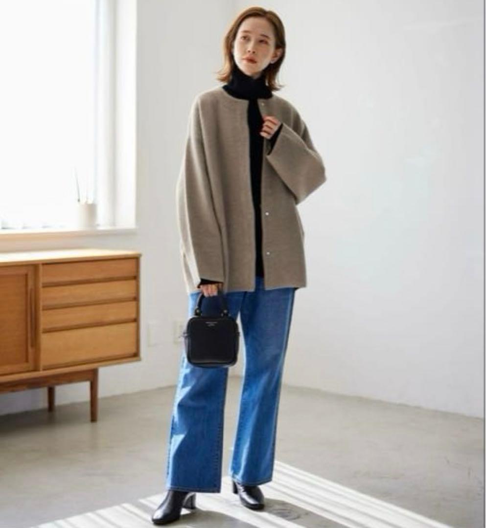 新品ジャーナルスタンダードダブルフェイスコクーンカーディガン