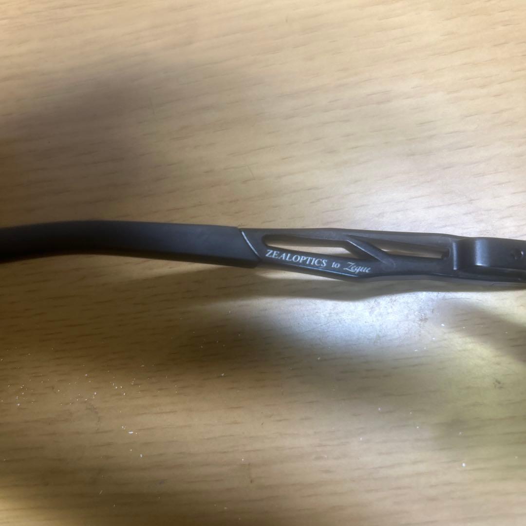 スポーツサングラス ブラウンフレーム イエローレンズ