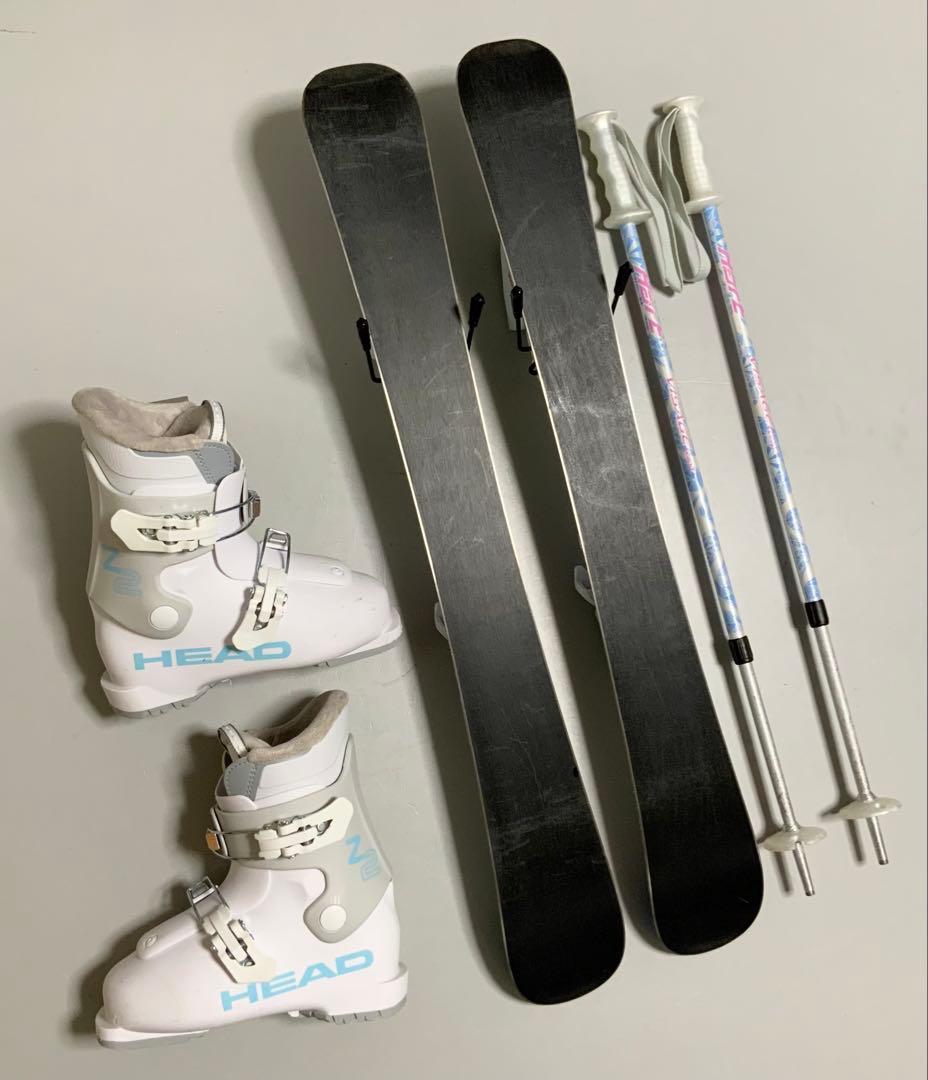 良品　ジュニアスキー 4点セット DYNASTAR 板80cm／靴19cm