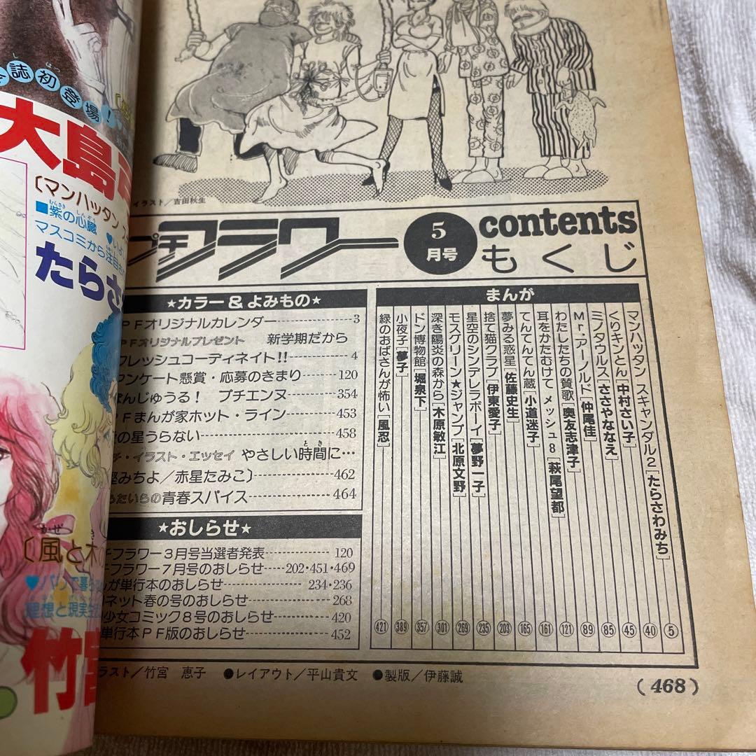 プチフラワー昭和57年5月1日号　風忍　「緑のおばさんが怖い」単行本未収録