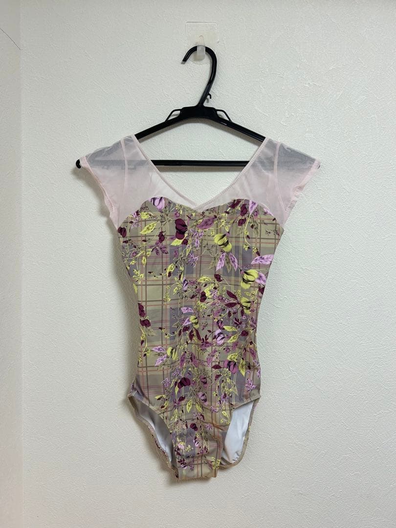 【Stina】花柄バレエレオタード