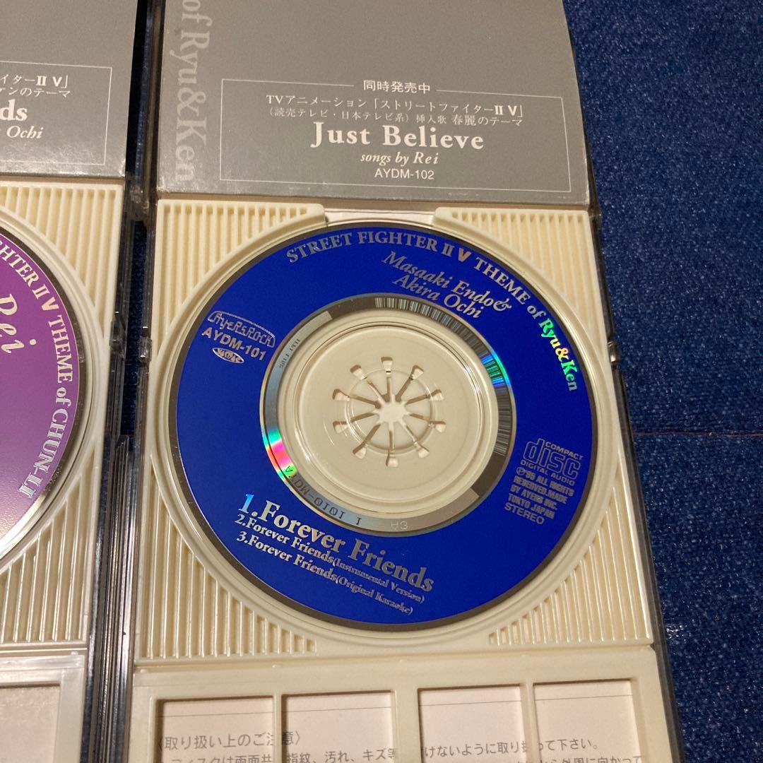 ストリートファイターⅡ Ⅴ 春麗　リュウとケンテーマ　8センチ8cmシングルCD