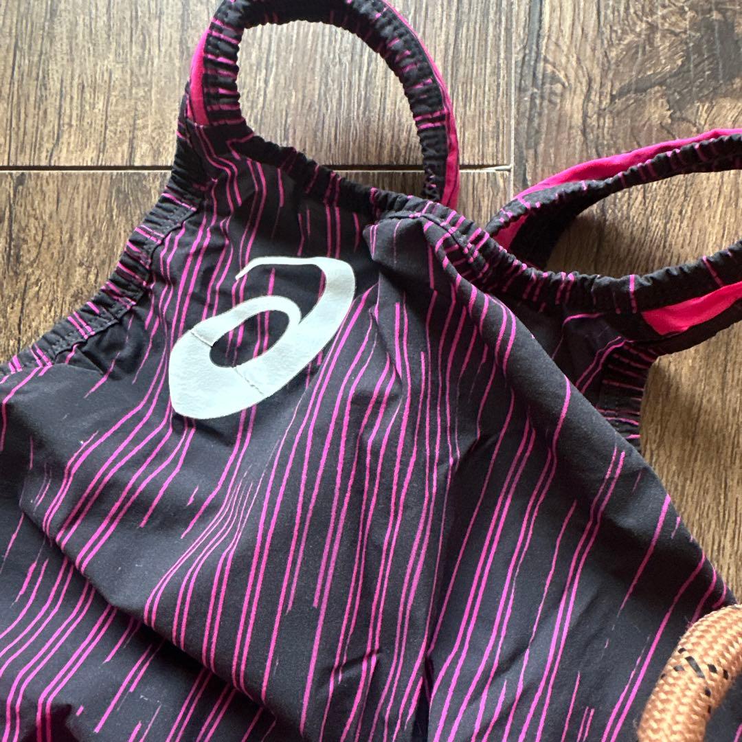 asicsトップインパクトピンク高速水着ML