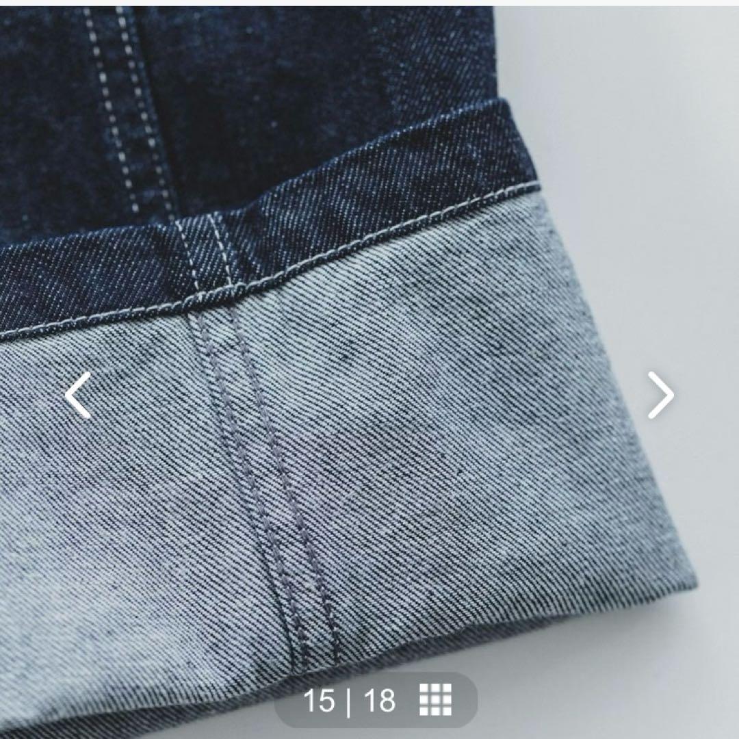 美品　ジョンブル　デニムチューブサロペット　L サイズ　インディゴ