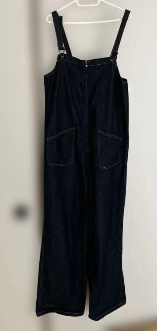 美品　ジョンブル　デニムチューブサロペット　L サイズ　インディゴ